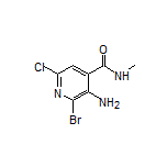 3-Amino-2-bromo-6-chloro-N-methylisonicotinamide