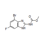 Methyl (4-Bromo-6-fluoro-1H-benzo[d]imidazol-2-yl)carbamate