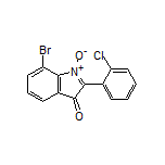 7-Bromo-2-(2-chlorophenyl)-3-oxo-3H-indole 1-Oxide