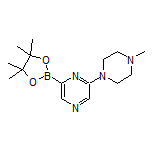 6-(4-Methylpiperazin-1-yl)pyrazine-2-boronic Acid Pinacol Ester