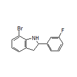 7-Bromo-2-(3-fluorophenyl)indoline
