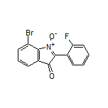 7-Bromo-2-(2-fluorophenyl)-3-oxo-3H-indole 1-Oxide