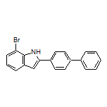 2-(4-Biphenylyl)-7-bromo-1H-indole