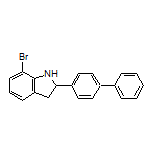 2-(4-Biphenylyl)-7-bromoindoline