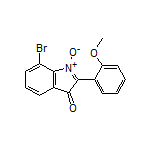 7-Bromo-2-(2-methoxyphenyl)-3-oxo-3H-indole 1-Oxide