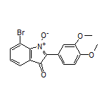 7-Bromo-2-(3,4-dimethoxyphenyl)-3-oxo-3H-indole 1-Oxide