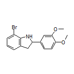 7-Bromo-2-(3,4-dimethoxyphenyl)indoline