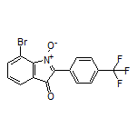 7-Bromo-3-oxo-2-[4-(trifluoromethyl)phenyl]-3H-indole 1-Oxide