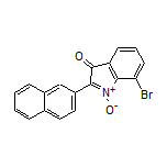 7-Bromo-2-(naphthalen-2-yl)-3-oxo-3H-indole 1-Oxide