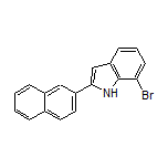 7-Bromo-2-(naphthalen-2-yl)-1H-indole