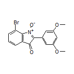 7-Bromo-2-(3,5-dimethoxyphenyl)-3-oxo-3H-indole 1-Oxide