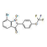7-Bromo-3-oxo-2-[4-(trifluoromethoxy)phenyl]-3H-indole 1-Oxide