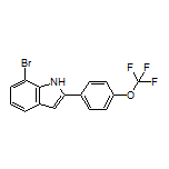 7-Bromo-2-[4-(trifluoromethoxy)phenyl]-1H-indole