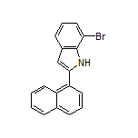 7-Bromo-2-(naphthalen-1-yl)-1H-indole