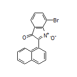 7-Bromo-2-(naphthalen-1-yl)-3-oxo-3H-indole 1-Oxide
