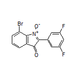 7-Bromo-2-(3,5-difluorophenyl)-3-oxo-3H-indole 1-Oxide