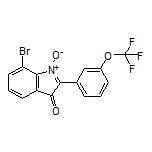 7-Bromo-3-oxo-2-[3-(trifluoromethoxy)phenyl]-3H-indole 1-Oxide