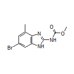 Methyl (6-Bromo-4-methyl-1H-benzo[d]imidazol-2-yl)carbamate