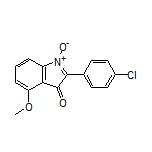 2-(4-Chlorophenyl)-4-methoxy-3-oxo-3H-indole 1-Oxide