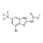Methyl [4-Bromo-6-(trifluoromethyl)-1H-benzo[d]imidazol-2-yl]carbamate