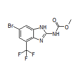 Methyl [6-Bromo-4-(trifluoromethyl)-1H-benzo[d]imidazol-2-yl]carbamate
