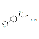 (R)-2-Amino-2-[4-(4-methylthiazol-5-yl)phenyl]ethanol xHydrochloride