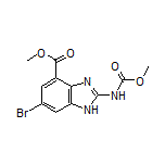 Methyl 6-Bromo-2-[(methoxycarbonyl)amino]-1H-benzo[d]imidazole-4-carboxylate