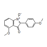 4-Methoxy-2-(4-methoxyphenyl)-3-oxo-3H-indole 1-Oxide