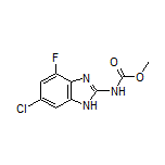 Methyl (6-Chloro-4-fluoro-1H-benzo[d]imidazol-2-yl)carbamate