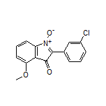 2-(3-Chlorophenyl)-4-methoxy-3-oxo-3H-indole 1-Oxide