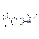 Methyl [5-Bromo-6-(trifluoromethyl)-1H-benzo[d]imidazol-2-yl]carbamate