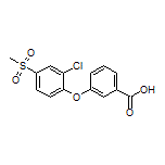 3-[2-Chloro-4-(methylsulfonyl)phenoxy]benzoic Acid