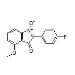 2-(4-Fluorophenyl)-4-methoxy-3-oxo-3H-indole 1-Oxide