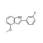 2-(3-Fluorophenyl)-4-methoxy-1H-indole