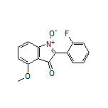 2-(2-Fluorophenyl)-4-methoxy-3-oxo-3H-indole 1-Oxide