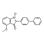 2-(4-Biphenylyl)-4-methoxy-3-oxo-3H-indole 1-Oxide