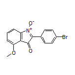 2-(4-Bromophenyl)-4-methoxy-3-oxo-3H-indole 1-Oxide