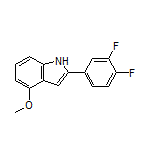 2-(3,4-Difluorophenyl)-4-methoxy-1H-indole