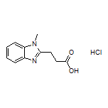 3-(1-Methyl-1H-benzo[d]imidazol-2-yl)propanoic Acid Hydrochloride