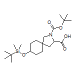 2-Boc-8-[(tert-butyldimethylsilyl)oxy]-2-azaspiro[4.5]decane-3-carboxylic Acid