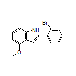 2-(2-Bromophenyl)-4-methoxy-1H-indole