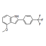 4-Methoxy-2-[4-(trifluoromethyl)phenyl]-1H-indole