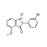 2-(3-Bromophenyl)-4-methoxy-3-oxo-3H-indole 1-Oxide