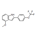 4-Methoxy-2-[4-(trifluoromethoxy)phenyl]-1H-indole