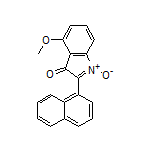 4-Methoxy-2-(naphthalen-1-yl)-3-oxo-3H-indole 1-Oxide