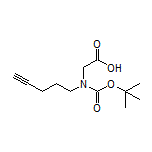 2-[Boc-(pent-4-yn-1-yl)amino]acetic Acid