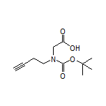 2-(But-3-yn-1-yl-Boc-amino)acetic Acid
