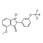 4-Methoxy-3-oxo-2-[3-(trifluoromethoxy)phenyl]-3H-indole 1-Oxide