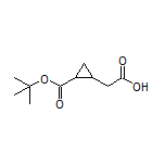 2-[2-(tert-Butoxycarbonyl)cyclopropyl]acetic Acid