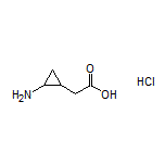 2-(2-Aminocyclopropyl)acetic Acid Hydrochloride